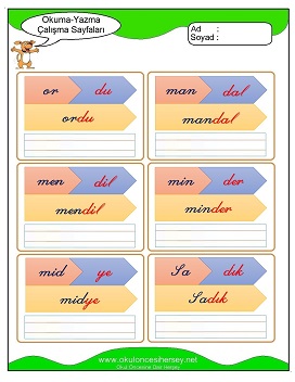 d sesi Grubu Çalışma Sayfaları